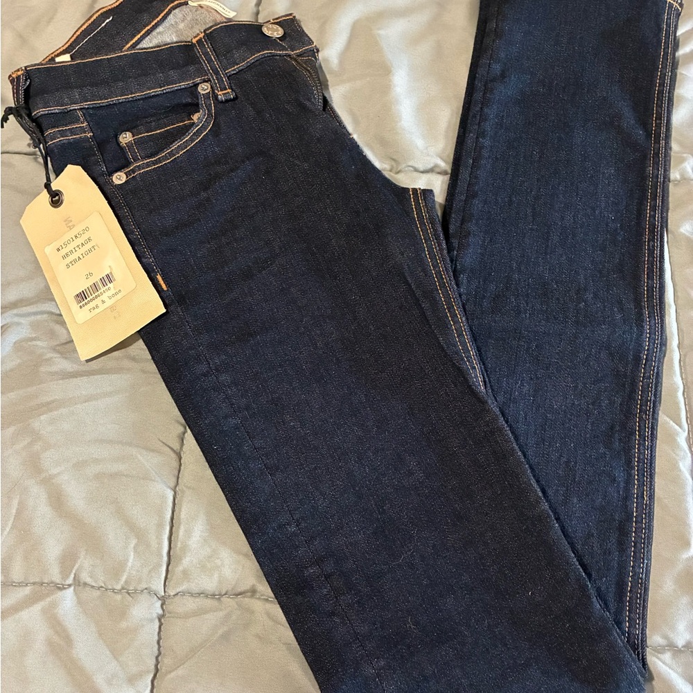Rag & Bone Dark Indigo Skinny Jeans